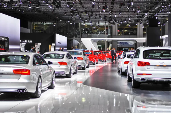 Russia Moscow Expocentre August September 2012 Audi Booth 4Th Moscow — Stock Photo, Image