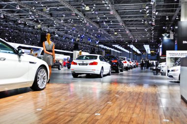 Rusya, Moskova, Merkezi'ne, 29 Ağustos - 9 Eylül 2012: 4 Moskova Uluslararası Otomobil Salon (Mias 2012 Bmw standında)