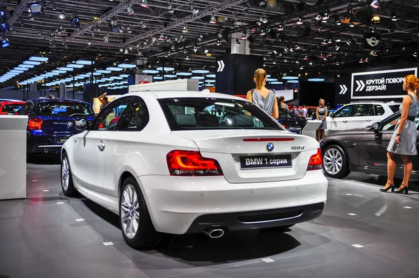 Bmw 120D E82 Series Coupe 4Th Moscow International Automobile Salon — Stock Photo, Image