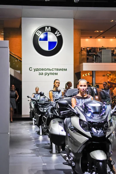Russia Moscow Expocentre August September 2012 Bmw Booth 4Th Moscow — Stock Photo, Image