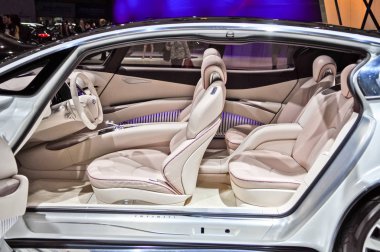 Rusya, Moskova, Merkezi'ne, 29 Ağustos - 9 Eylül 2012: Infiniti Etherea kavramı 4 Moskova Uluslararası Otomobil salonu (Mias 2012)