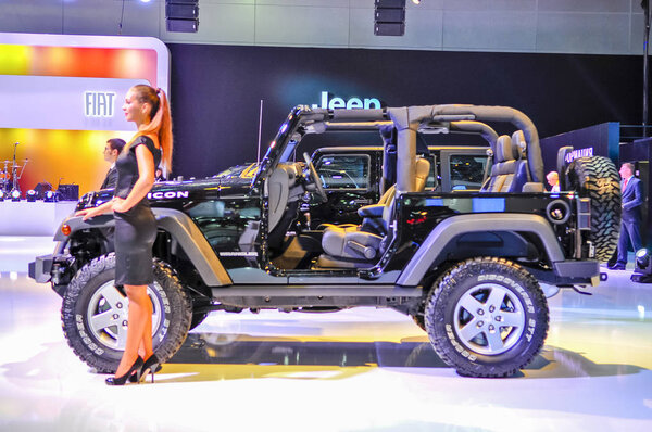 Россия, Москва, Экспоцентр, 29 августа - 9 сентября 2012: Jeep Wrangler Rubicon на 4-м Московском международном автомобильном салоне (MIAS 2012)
)