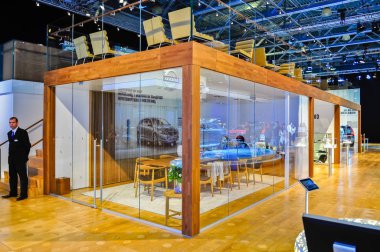 Rusya, Moskova, Merkezi'ne, 29 Ağustos - 9 Eylül 2012: 4 Moskova Uluslararası Otomobil Salon (Mias 2012 Volvo standında)