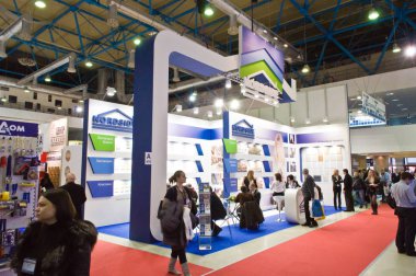 Nordside standında Mosbuild 2013 Sergisi, Nisan 2013, Moskova, Rusya Federasyonu