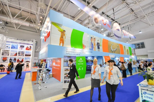 Internationale Moskauer Reise Und Tourismusmesse Mitt 2012 Russland Moskau Expocentre — Stockfoto