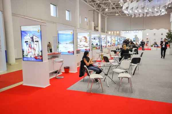 Turkije Stand 24E Moscow International Travel Toerisme Tentoonstelling Mitt 2012 — Stockfoto