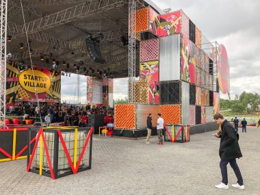 Başlangıç köyü 2018 - en büyük ölçekli başlangıç konferans Rusya ve BDT ülkeleri için teknoloji girişimciler, Rusya, Moscow Region, Skolkovo, 31 - Mayıs 1 Haziran 2018