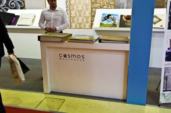 Stand Cosmos Salon Mosbuild 2013 Avril 2013 Moscou Russie — Photo