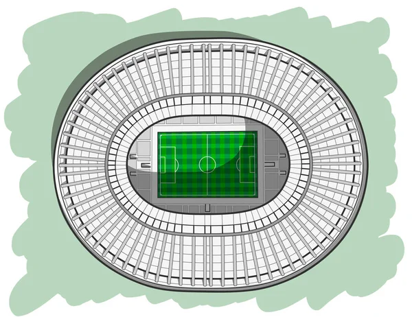 Esquisse du stade principal de Moscou . — Image vectorielle