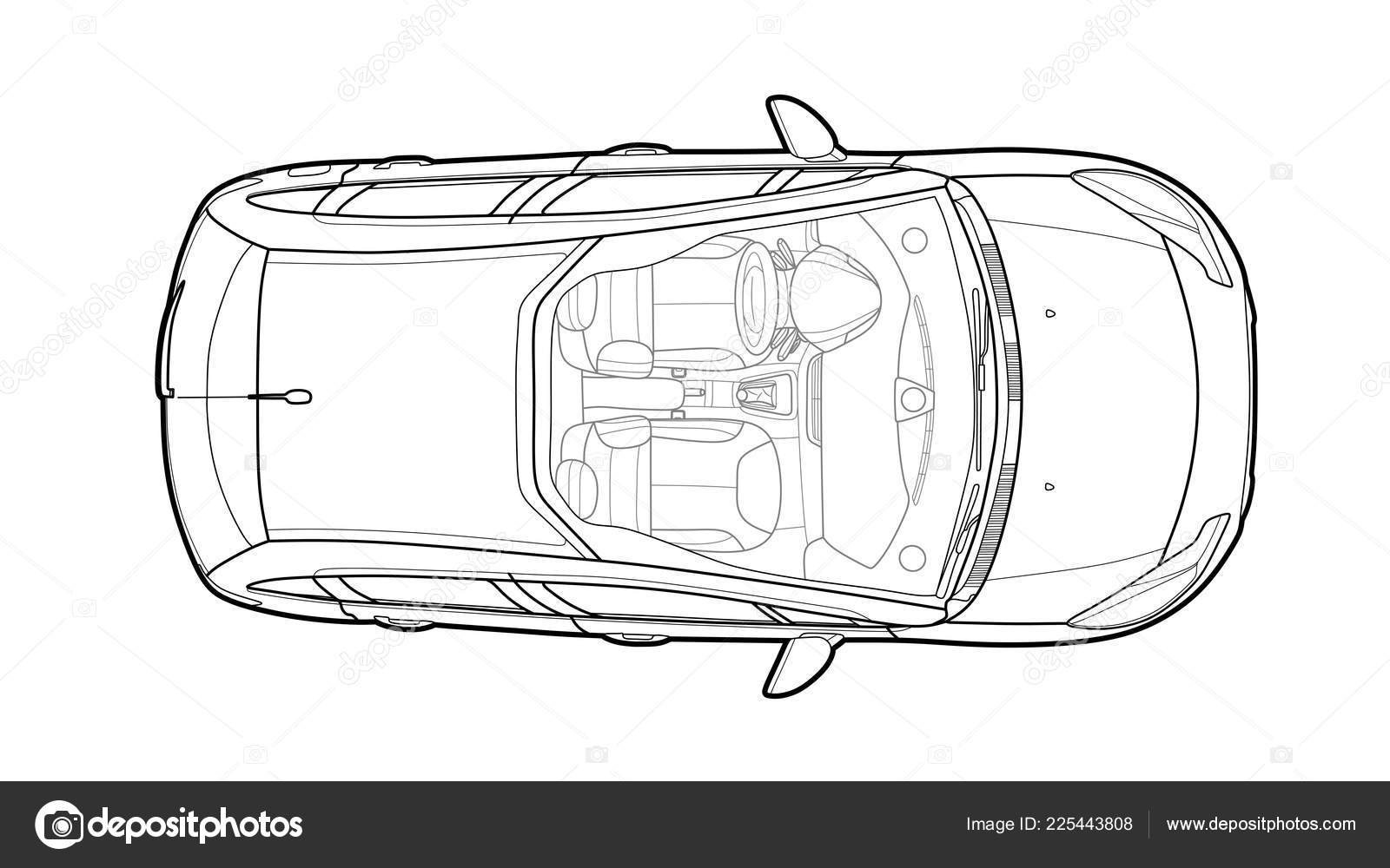 Internet Von Sachen Für Die Auto-Ikonen Vektor Abbildung - Illustration von  flach, auto: 83722554