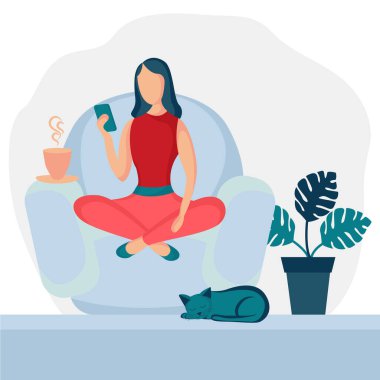 6 numaralı telefonla oturan kız.