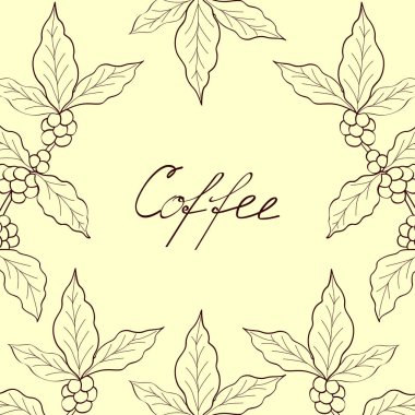 Kahve yaprağı, fasulye amblemi