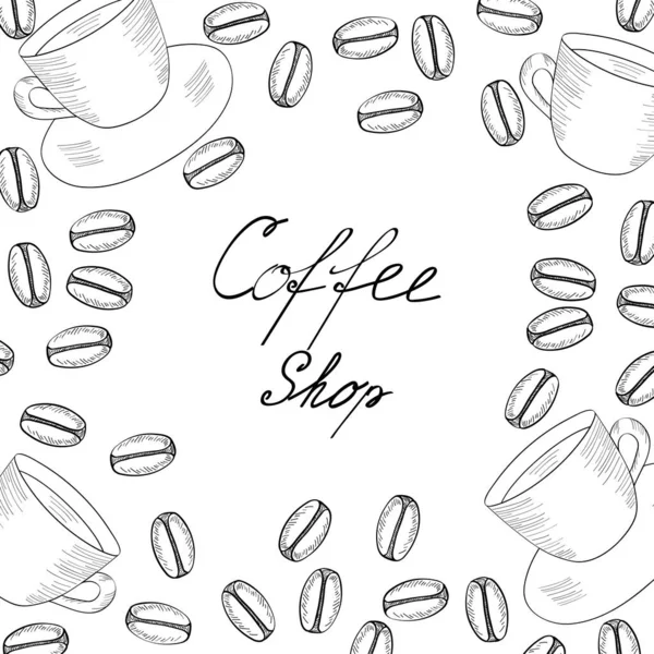 Coffee Shop Banner — Stock Vector