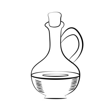 Tıpalı bir sürahi sıvı.