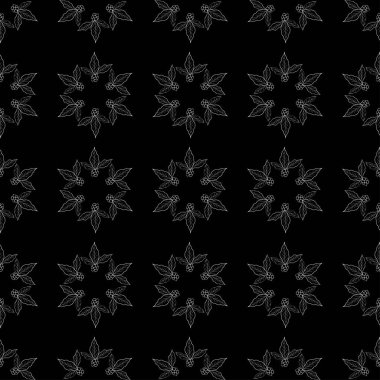 Mandala 'nın kahve dalı dikişsiz.