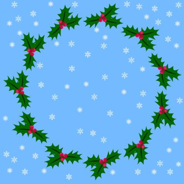 Noel çelengi, Holly.