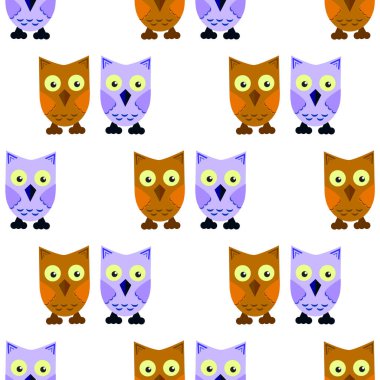 Kusursuz desenli baykuşlar, çift