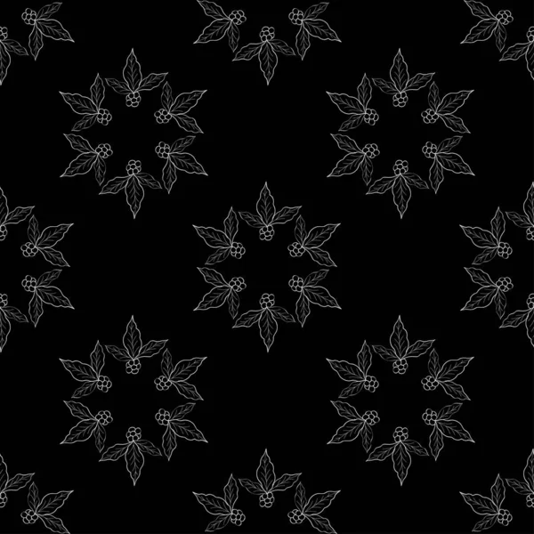 Mandala kahve dalı, dikişsiz 2