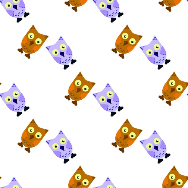 Rastgele sıralanmış kusursuz baykuş deseni