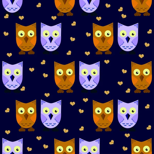 Kusursuz desenli baykuşlar, çift