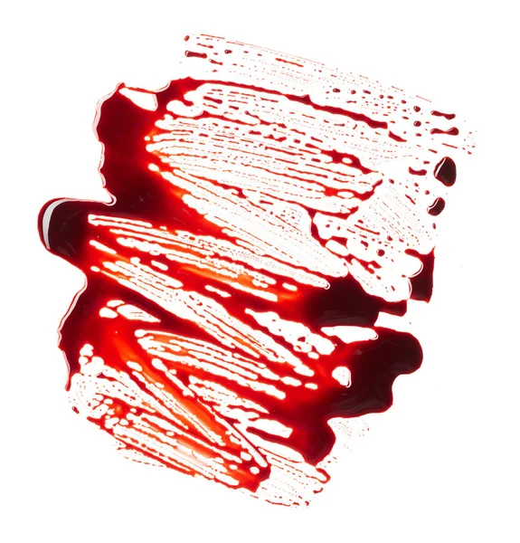 Stropire Sânge Izolată Fundal Alb — Fotografie, imagine de stoc