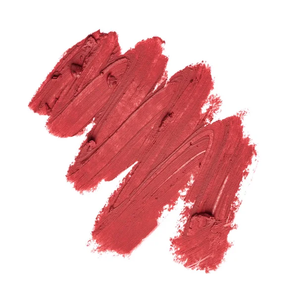 Lipstick Pencil Smear Isolated White Background — Stock Photo, Image