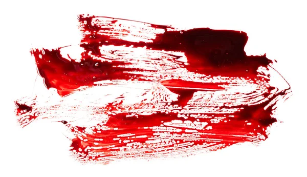 Blood Splatter Isolated White Background — Stock Photo, Image