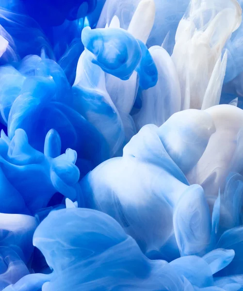 Абстрактная Синяя Краска — стоковое фото