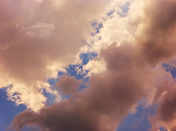 Big clouds in blue sky