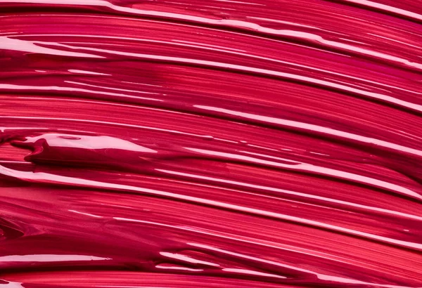 Rödflytande Läppstift Konsistens Kosmetisk Bakgrund — Stockfoto
