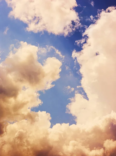 Nuvole Piovose Serali Cielo — Foto Stock