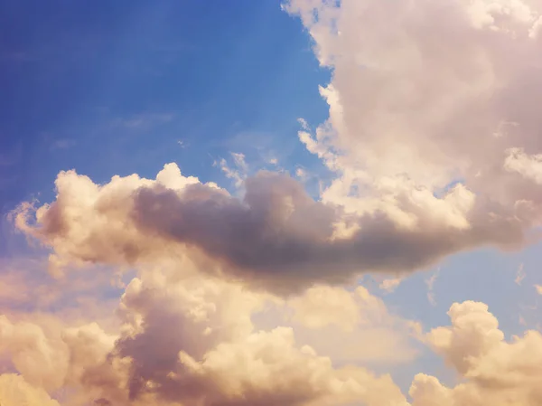 Cielo Blu Serale Con Nuvole Tramonto — Foto Stock