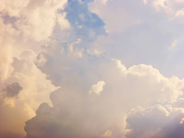 Cloudy Evening Sky Nature Background — Stock Photo, Image