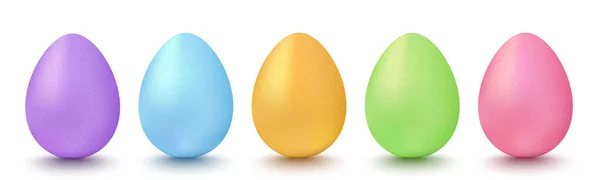 Vector kleurrijke eieren — Stockvector