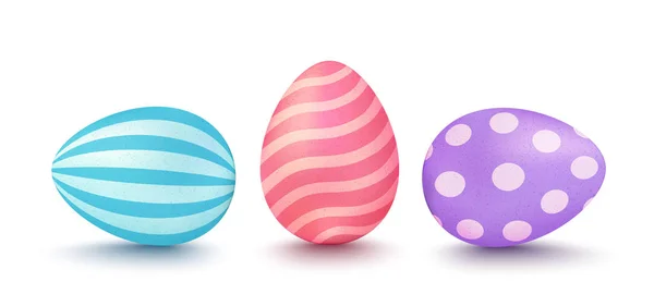 3d Easter's eggs. — Stock Vector