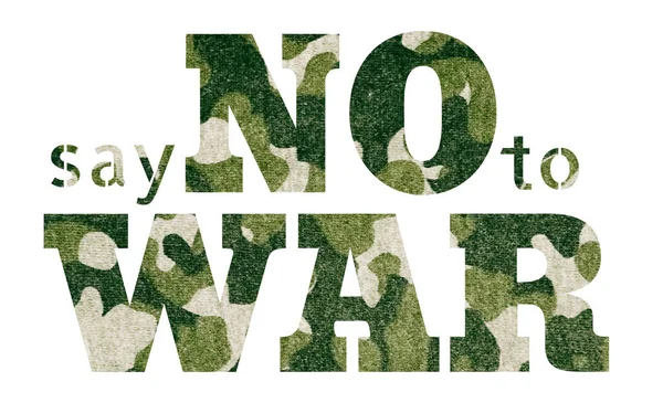 Dis non à la guerre — Photo