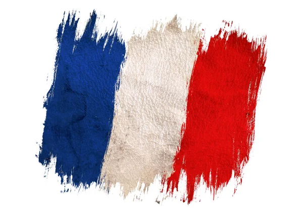 ヴィンテージ フランスの旗. — ストック写真