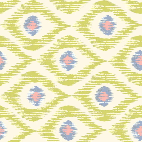 Vintage Textur im Ikat-Muster — Stockvektor