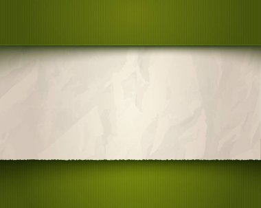 Beyaz ve yırtık eski kağıt 