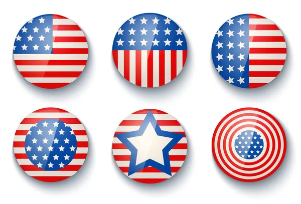 Banners for USA independence day. — Stock Vector