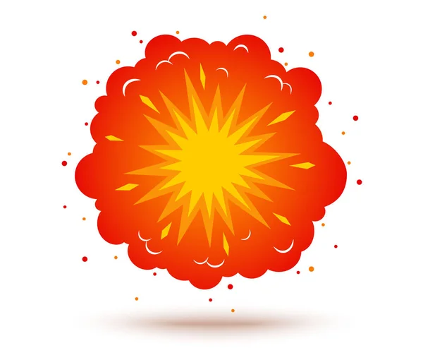 Illustration rétro d'une explosion — Image vectorielle