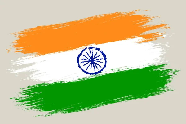 Wektor Vintage flaga Indii — Wektor stockowy