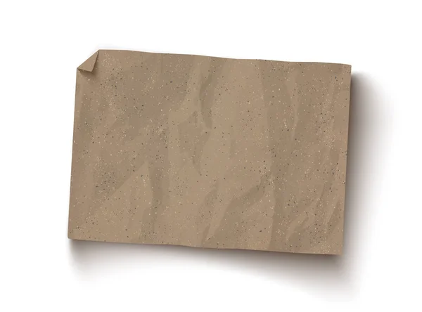 Craft brown paper texture. — Stock Vector