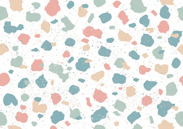 Kleurrijk patroon met Terrazzo textuur — Stockvector