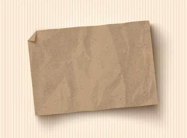 Craft Brown papper textur. — Stock vektor