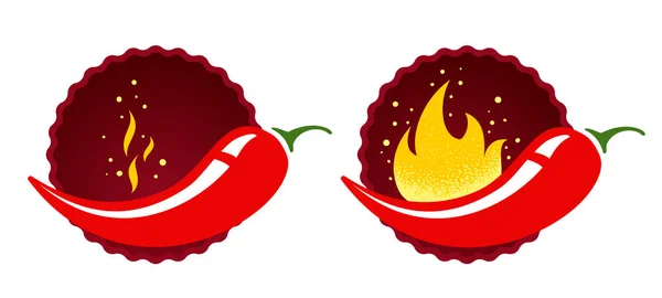 Hot chilli pepper — Stock Vector