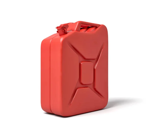 3D-rendering av röd gas kan isoleras på vit bakgrund. — Stockfoto