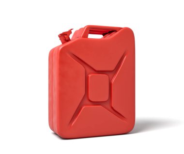 Kırmızı gazın 3boyutlu olarak işlenmesi beyaz arka planda izole edilebilir.