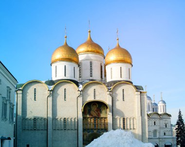 Moskova Kremlin varsayım katedralde fotoğrafı