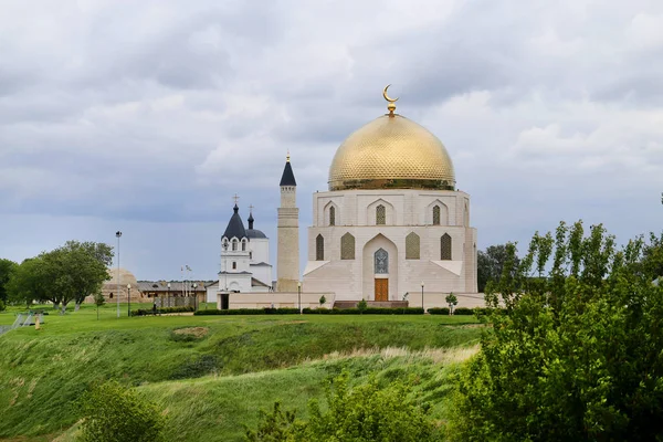 Foto Bellissimo Monumento Accettazione Dell Islam Tatarstan — Foto Stock